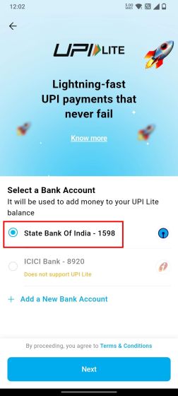 paytm UPI లైట్